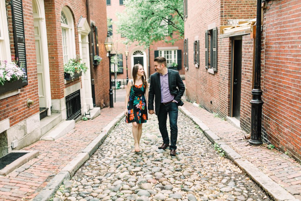 BEACON HILL BOSTON ENGAGEMENT SESSION